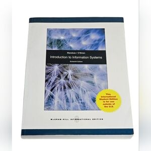 Introduction To Information Systems Softcover Textbook 16th Ed. O'Brien, Marakas